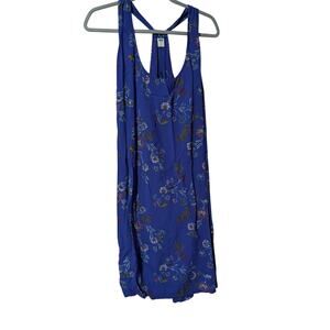 Old Navy Women's Size XL Floral Blue Tank Dress